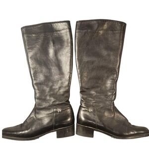 Vintage 80s Pertti Palmroth Boots Womens Size 5.5‎ Blk Leather Riding Equestrian